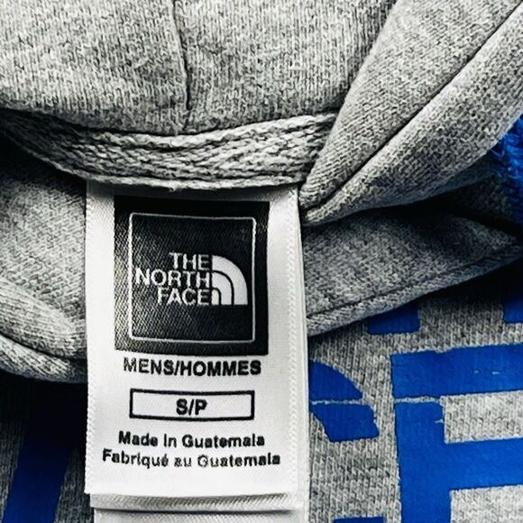 The North Face Hoodie Mens Small Gray Pullover Fleece Kangaroo Pocket Cozy - Picture 11 of 15